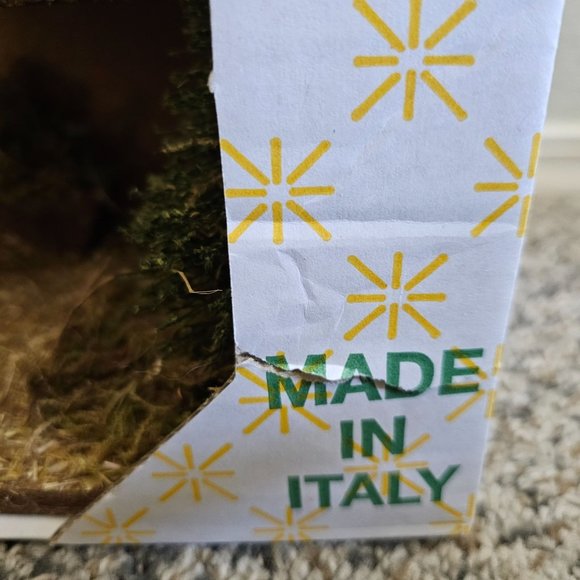 Vintage Wood Nativity Stable Creche Buon Natale Corral Italy Hand Made New - Picture 2 of 8